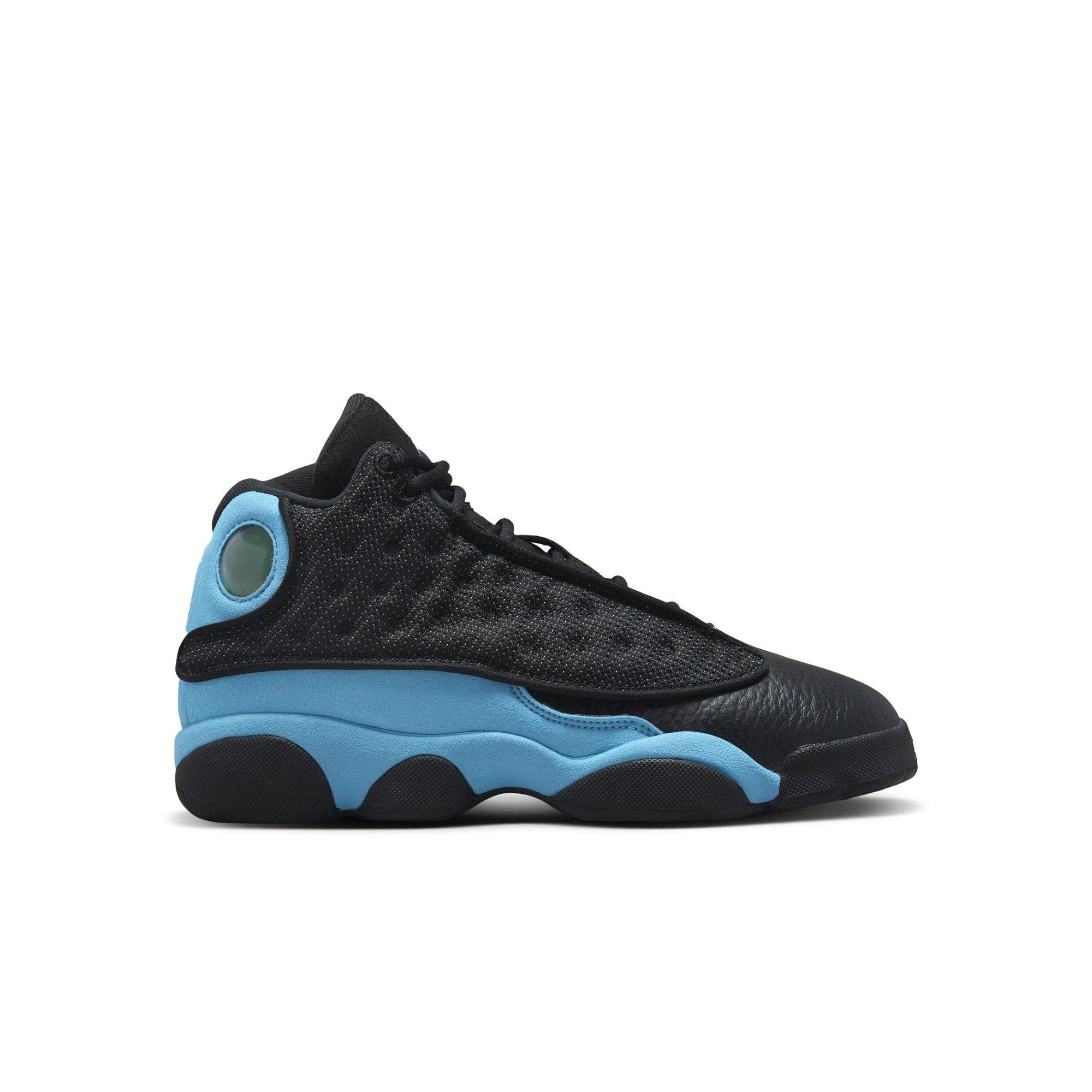 Jordan 13 Retro Black University Blue White Preschool Kids Shoe Hibbett